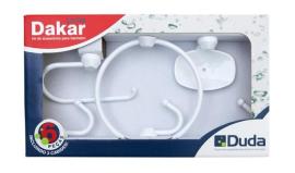 Accesorio p/baño dakar 5pc Blanco 77700