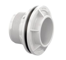 Adaptador Platina p/tanque agua roscable Blanco 1