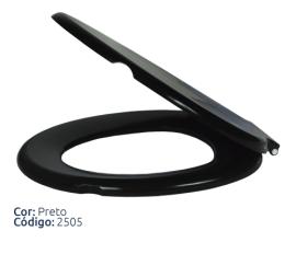 Asiento inodoro ACOLCHADO Alumasa negro