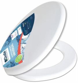 Asiento p/inodoro Universal blanco Duda