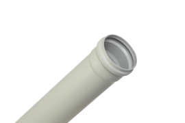 Caño desague PVC GRIS reforzado  75mm 6mtrs 2mm Krona