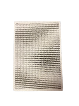 Ceramica refractaria piedra panel p/estufa 3kg  9,2 x 13,2 c