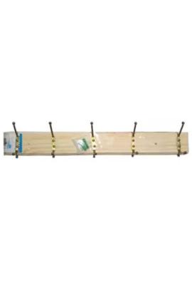 Colgador perchero de madera 5 ganchos e2835