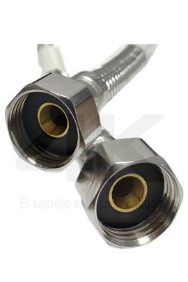 Colilla hembra hembra  60cm acero inoxidable certificada