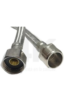 Colilla  macho hembra  40cm acero inoxidable certificada