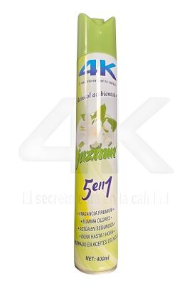 Desodorante de ambiente JAZMIN en aerosol 4K 400ml