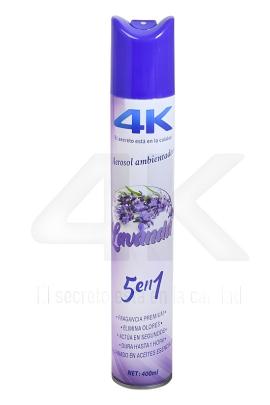 Desodorante de ambiente LAVANDA en aerosol 4K 400ml