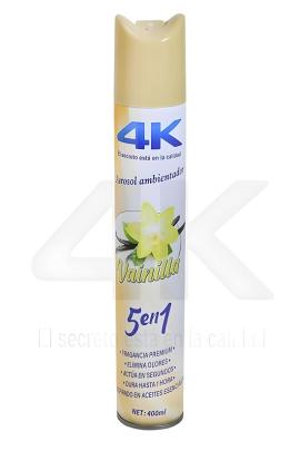 Desodorante de ambiente VAINILLA en aerosol 4K 400ml