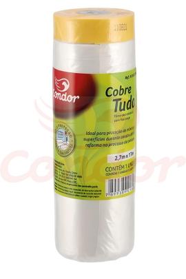 Film cubre todo 210cmx20mtrs c/cinta adehsiva 1015/140-2100