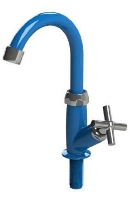 Grifo canilla de Lavatorio mesada Siena Azul Valeplast