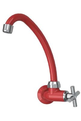 Grifo canilla de pared siena Rojo47274