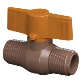 Llave de paso pvc macho macho 3/4
