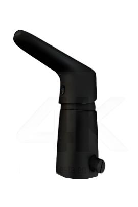Monocomando bidet c/ transferencia NEGRO Mate 4k