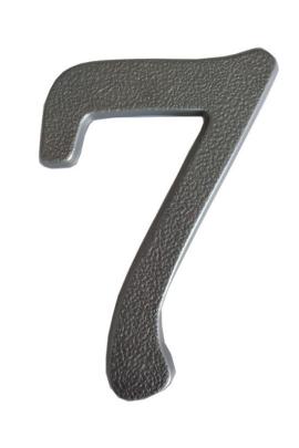 Numero residencial plastico 7 Aluminio