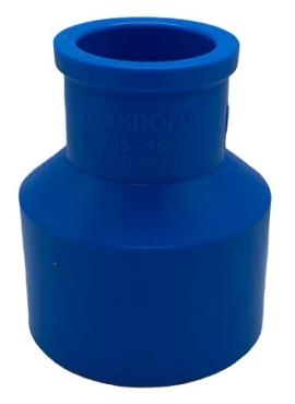 Pieza PVC AZUL 50mm Te reduccion 50a25mm Krona