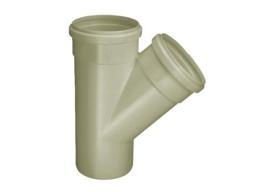 Pieza desague PVC Gris Reforzado 100mm Ramal Y Krona