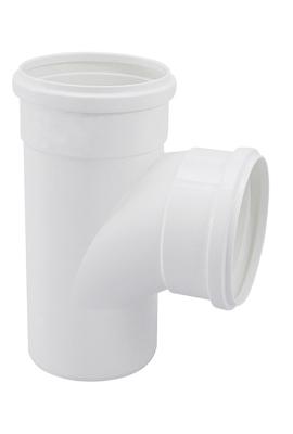Pieza desague pvc Blanca 100mm TE Krona