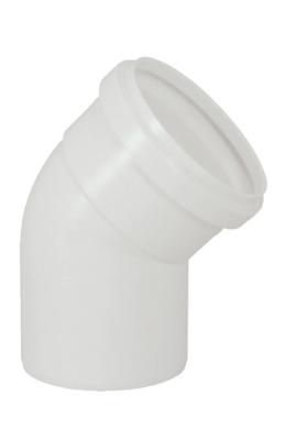 Pieza desague pvc Blanca 100mm Codo 45° Krona