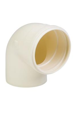 Pieza desague pvc Blanca 100mm Codo 90°  MH Krona