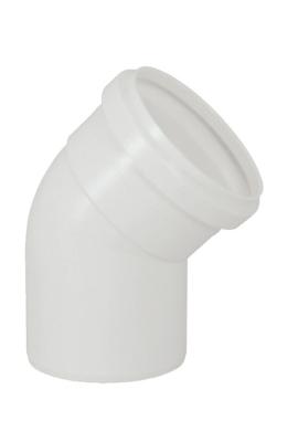 Pieza desague pvc Blanca 50mm Codo 45° KronaMH