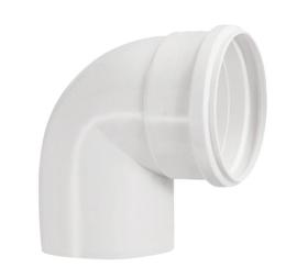 Pieza desague pvc Blanca 150mm Codo 90° MH Krona