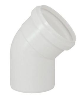 Pieza desague pvc Blanca 40mm Codo 45°  Krona