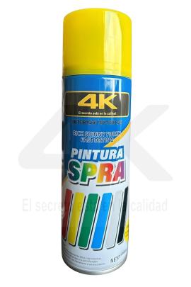 Pintura aerosol AMARILLO Spray 4K