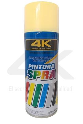 Pintura aerosol CREMA AMARILLA Spray 4K
