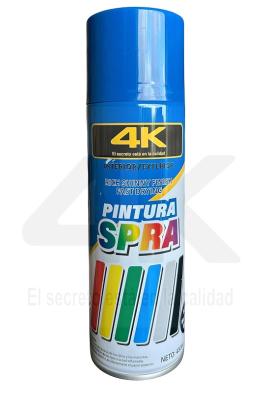 Pintura aerosol FLUORESCENTE AZUL Spray 4K