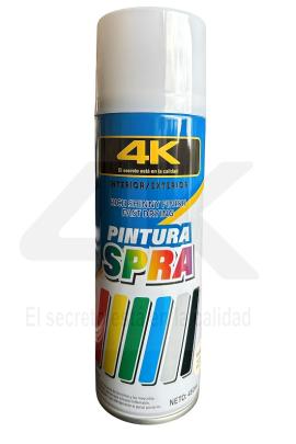 Pintura aerosol FLUORESCENTE BLANCO Spray 4K