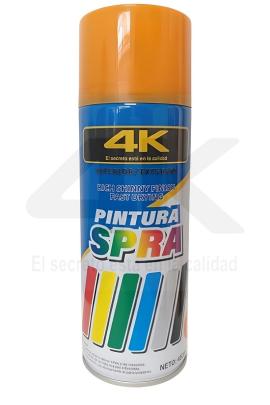 Pintura aerosol NARANJA AMARILLA Spray 4K