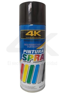 Pintura aerosol NEGRO-MATE Spray 4K