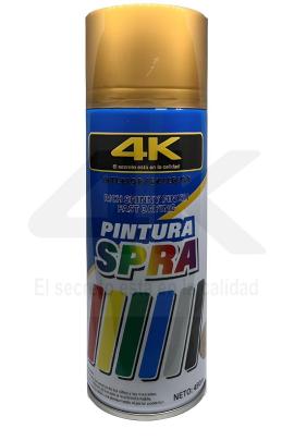 Pintura aerosol ORO Spray 4K