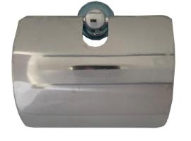 Porta rollo c/protección ACERO INOX Unika unpp