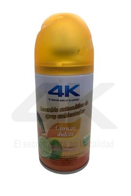 Repuesto Desodorante  ambiente CITRICO DULCE aerosol 4K