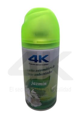 Repuesto Desodorante  ambiente JAZMIN en aerosol 4K