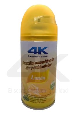 Repuesto Desodorante  ambiente LIMON en aerosol 4K