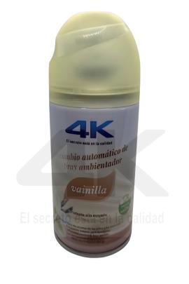 Repuesto Desodorante  ambiente VAINILLA en aerosol 4K