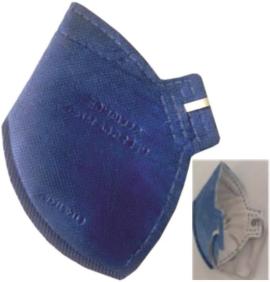 Respirador Barbijo PFF2 modelo 2302-p2 Azul