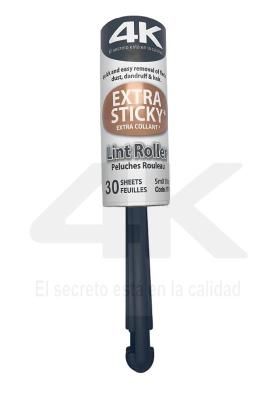 Rodillo adhesivo quita pelo pelusa 10cmx30h 4K