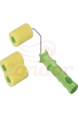 Rodillo espuma poliester amarillo  5cm+2rep 976/5r 971642