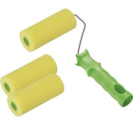 Rodillo espuma poliester amarillo  9cm+2rep 976/9r 971643